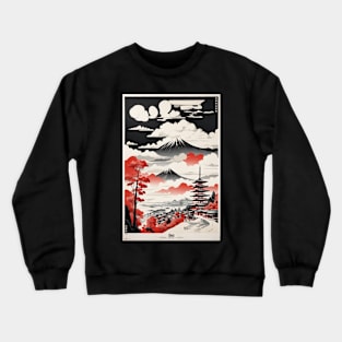 Obu Japan Vintage Poster Tourism Crewneck Sweatshirt